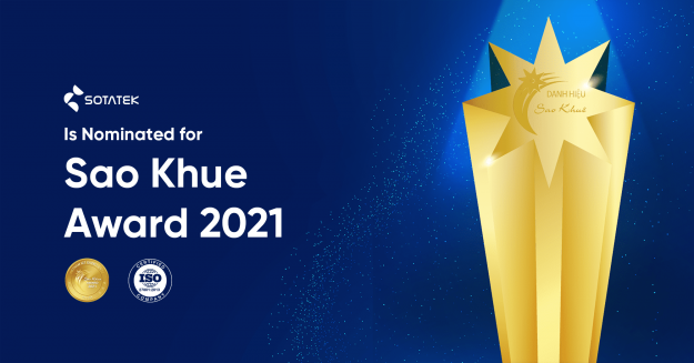 SotaTek JSC is Nominated to Compete for Sao Khue Award 2021 - The Most Prestigious IT Award in Vietnam