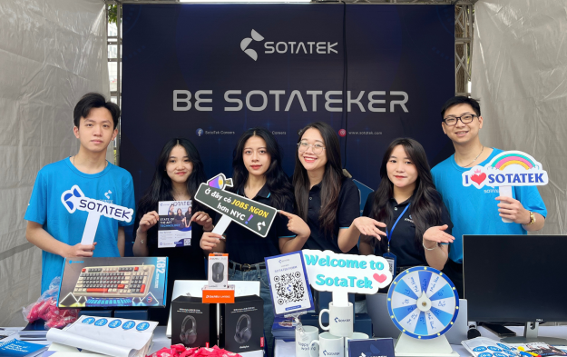 SotaTek at UET Job Fair 2025 – Connecting Tech Talents