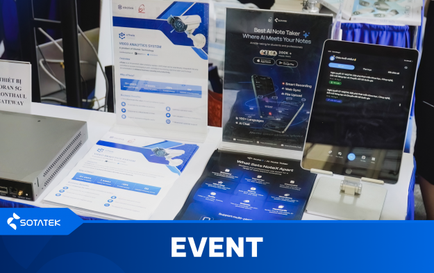SotaTek Showcased NoteX at the Vietnam Science and Technology Day Exhibition