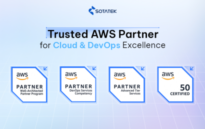 SotaTek Solidifies AWS Partnership with DevOps Competency and Cloud Certifications